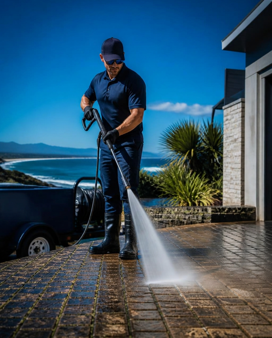 Professional pressure washing in Plettenberg Bay